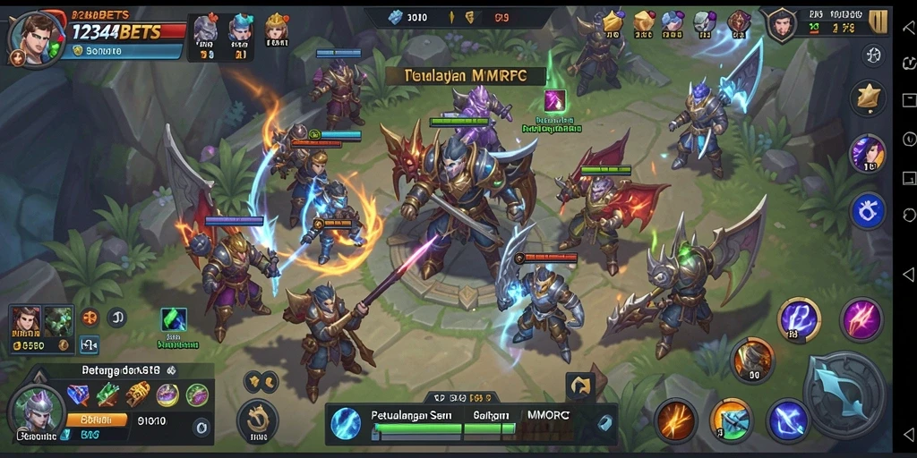 Gameplay 1234BETS yang seru dan menantang di dunia MMORPG.