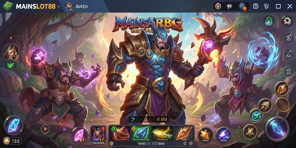 Tampilan menarik dari gameplay ARPG yang memikat.
