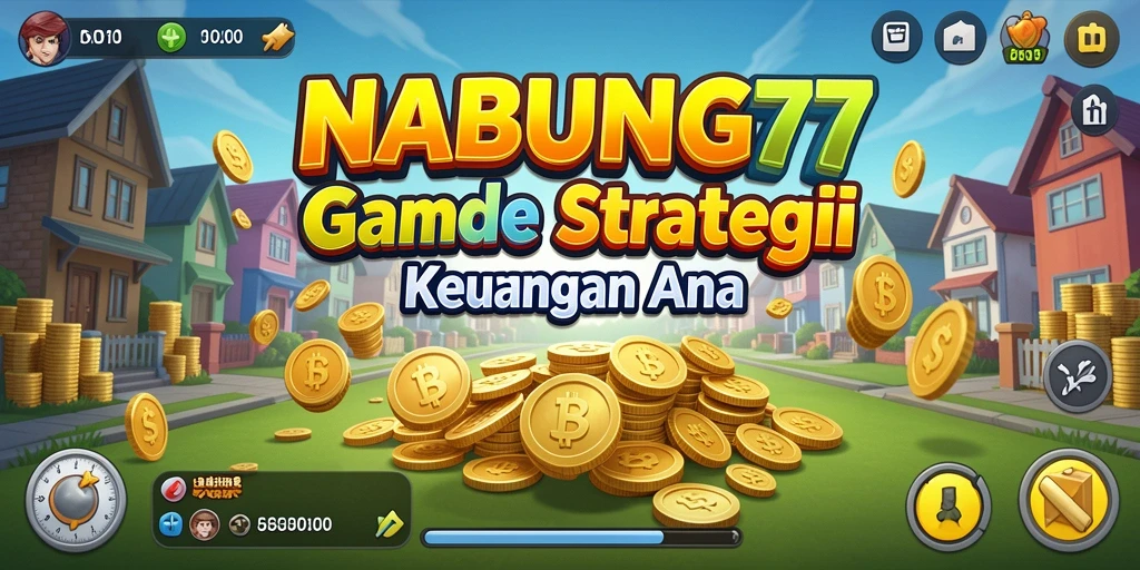 Screenshot menunjukkan gameplay <strong>NABUNG77</strong> dengan elemen strategi keuangan yang menarik.