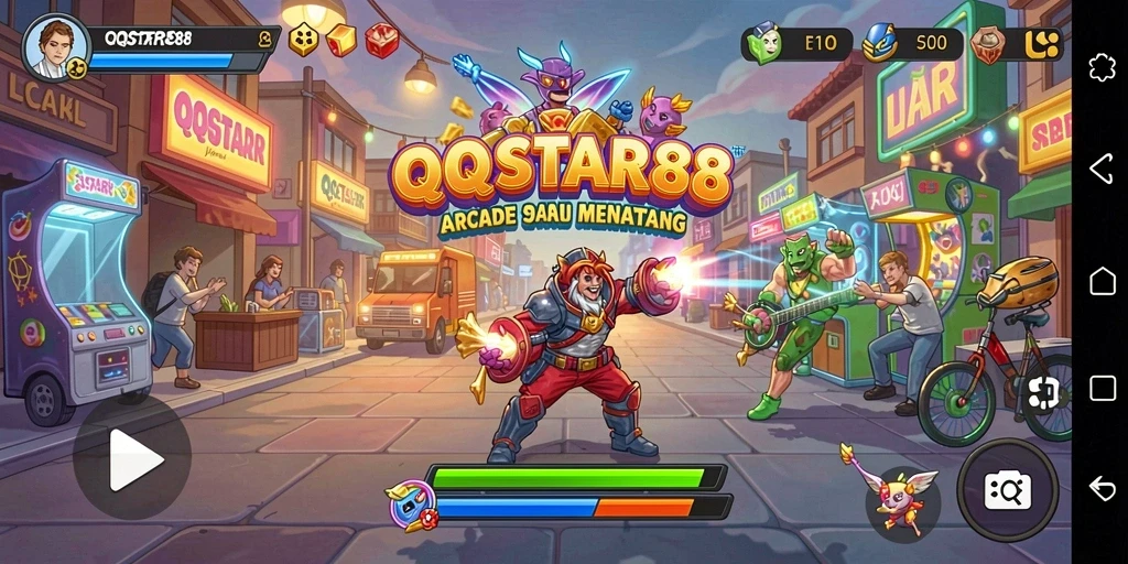 Screenshot QQSTAR88 menunjukkan gameplay seru yang menantang dan interaktif.