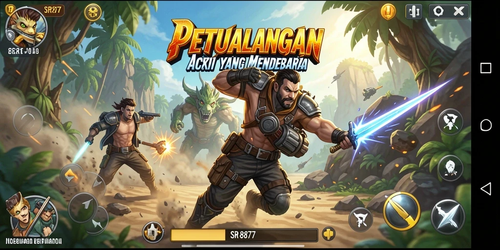 Tampilan gameplay SR877 menunjukkan aksi seru dan grafis memukau.